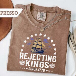 Rejecting Kings Shirt, Since 1776 Shirt, No Kings In America Shirt